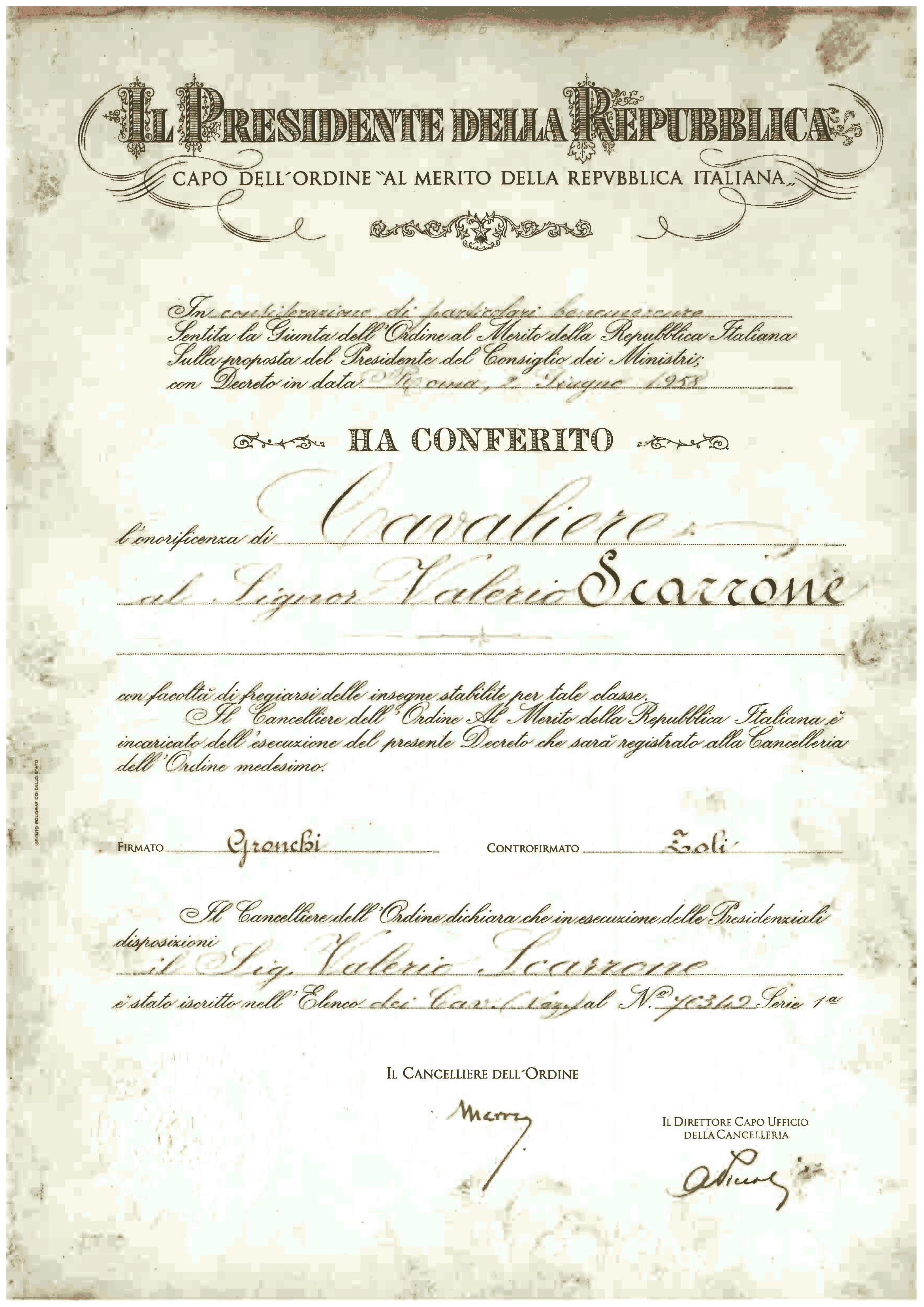 Cavaliere del Lavoro
